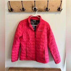 Columbia Turbodown Full Zip Pink Jacket